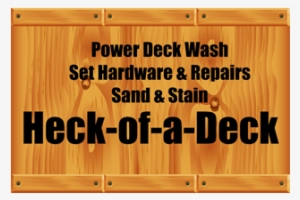 Heck Of A Deck - Rainbows End #1863030