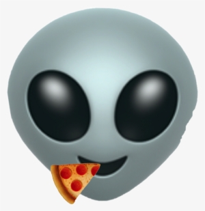 Emoji Alien Pizza Eating Homemadeemoji #1863177