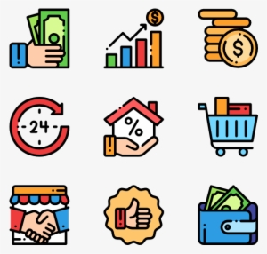 Sales 50 Icons - Stock Illustration #1864009