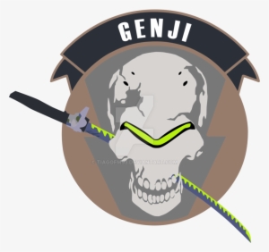 Genji Vector Minimalist - Metal Gear Solid Outer Heaven Emblem Velcro Patch #1864369