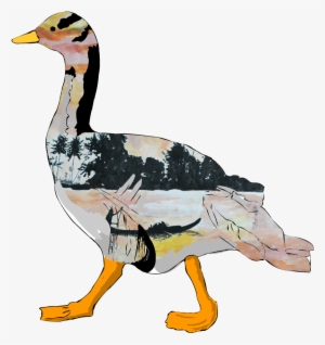 Bar Head Goose Sunset Overlay - Bird #1864649