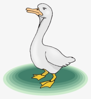 Cartoon Goose Png - White Goose Throw Blanket #1864873