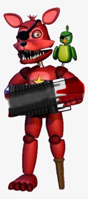 Foxy Transparent Freddy Fazbear Clip Art Free Library - Rockstar Foxy Ultimate Custom Night #1864876
