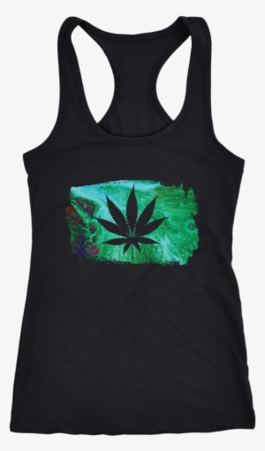 Acid Paint Stroke Weed Leaf - Cute Class Of 2019 Shirts #1865066