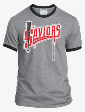 The Saviors / Negan Ringer T-shirts Featuring Lucille - Smart T Shirt Design #1865089