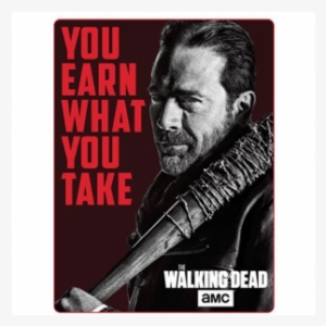 Quick View - Walking Dead Negan Polar Fleece Sherpa Blanket #1865156