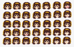 Haruhi's Bab Faces And More Expressions #1865879