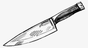 Throwing Knife Kitchen Knife Drawing - Chef Knife Drawing #1865935