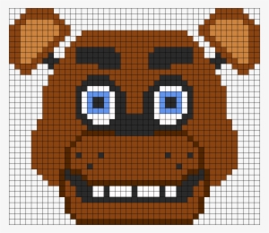 Freddy Fazbear Perler Bead Pattern / Bead Sprite - Minecraft Freddy ...