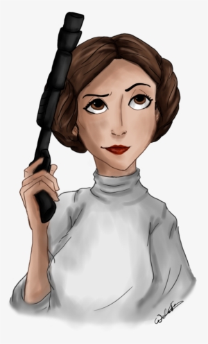 Cartoon Princess Leia Png - Star Wars Princesa Leia Png #1866790