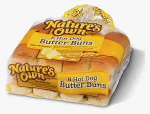 Butter Hot Dog Buns - Nature's Own Butter Hot Dog Buns #1866915