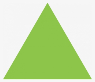 Green Triangle - Coloured Isosceles Triangle #1867256