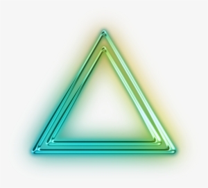 Neon Triangle Png - Triangle Png For Editing #1867324