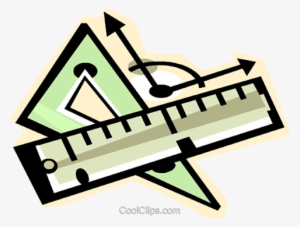 Ruler And Triangle, Measurement Royalty Free Vector - Measurement Clipart #1867521