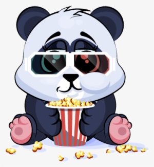 Adorable Panda Emoji Stickers Messages Sticker-11 - Cartoon #1867594