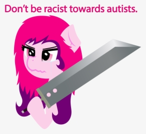 Autism, Autist, Buster Sword, Clothes, Crying, Edgy, - Cartoon #1868193