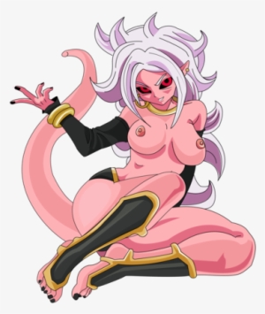 Android 21 Majin Pinup Enamel Pin - Cartoon #1868817