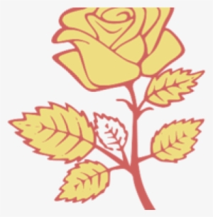 Yellow Rose Clipart Svg - Tranh Tô Màu Các Loại Hoa #1869396