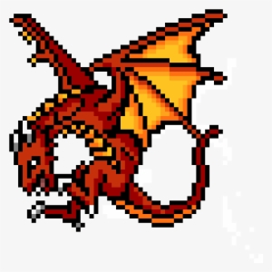 Fire Dragon - No Copyright Pixel Art #1869862