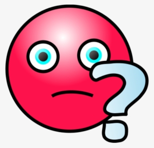 Clip Art Question Face Clipart Kid - Question Mark Red Face Clipart #1870200