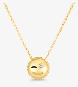 Roberto Coin Wink Emoji Pendant With Diamonds - Pendant #1870811