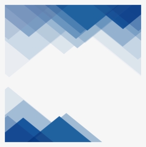 Ftestickers Border Triangular Blue Abstract - Triangle Blue Png #1871204
