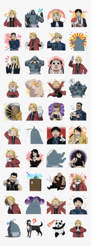 Fullmetal Alchemist - Brotherhood - Fullmetal Alchemist Line Sticker #1871674