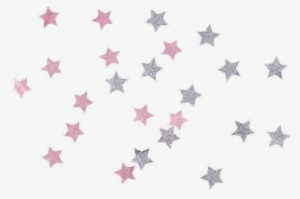 Stars Pink Tumblr Sweet Rainbow Holographic Glitter - Transparent Stars #1871806