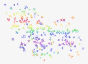 Glitter Shine Rainbow Stars Purple Yellow Red Green - Rainbow Glitter Png #1872079
