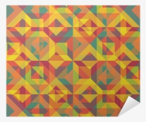 Abstract Multicolored Decorative Geometric Background - Triangle #1872778