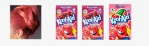 Idea Of Hairs Using Good Kool Aid Hair Dye Mixing Colors - Make Hot Pink Kool Aid Hair Dye #1872885