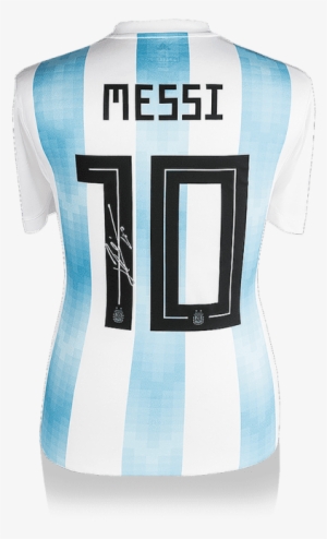 Leo Messi Signed 2017-18 Argentina World Cup Jersey - Messi Fifa World Cup 2018 Jersey #1873165