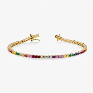 Perfect Rainbow Tennis Bracelet - Pulseras De La Amistad #1873724