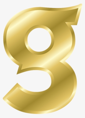 G, Lowercase, Alphabet, Abc, Gold, Gradient - Clip Art #1873837