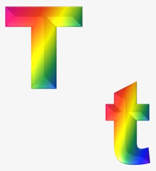 Rainbow Letter T #1873958