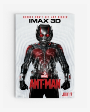 Ant-man Imax 3d Poster - Disney Ant-man (blu-ray 3d + Blu-ray + Digital Hd) #1874465