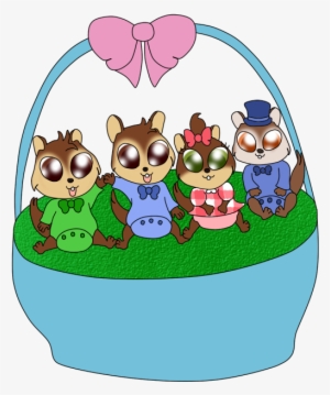 Baby Groundhogs In A Basket By Bokeol On Deviantart - The Nut Job #1874887