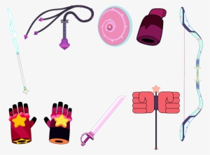 Gems Clipart Hard Object - Steven Universe Crystal Gems Weapons #1875063