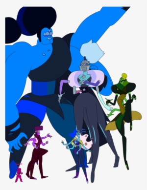 Almost All Crystal Gem Fusions With Covellite - Crystal #1875115