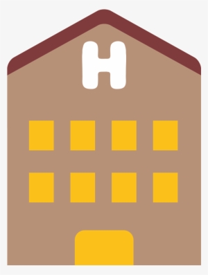 File - Emoji U1f3e8 - Svg - Hotel Emoji #1875646