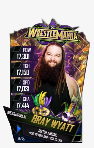 Braywyatt S4 19 Wrestlemania34 - Wwe Supercard Wrestlemania 34 Cards #1875715