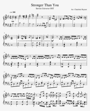 Stronger Than You Sheet Music For Piano Download Free - Stronger Than You Partitura Piano #1875746