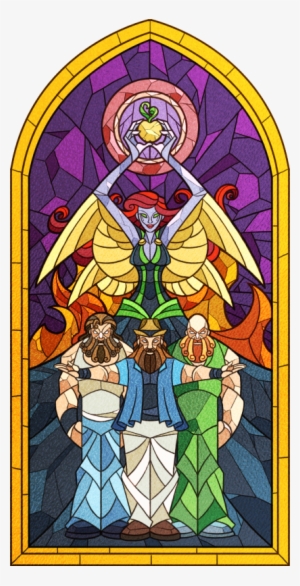 Stained Glass Window Glass Fictional Character Material - Wyatt Family Fan Art #1876125