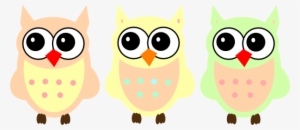 Pastel Owls Svg Clip Arts 600 X 260 Px #1876725