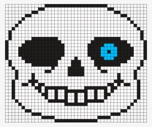 Sans Mask Undertale Perler Bead Pattern / Bead Sprite - Sans Pixel Art #1877309