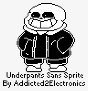 Underpants Sans Sprite By - Underpants Sans Pixel Art #1877336