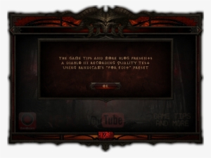 Diablo Iii And Bandicam's "for Edit" Preset / Youtube - Illustration #1877977