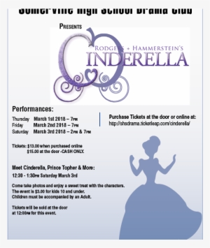 Cinderella Poster V3 - Rodgers And Hammerstein's Cinderella Clipart #1877978