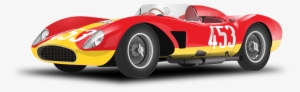 Medium Image - Red Yellow Race Car #1878411