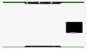 Battlefield 1 Twitch Overlay Overlays For Twitch - Green And Black Twitch Overlay #1878922